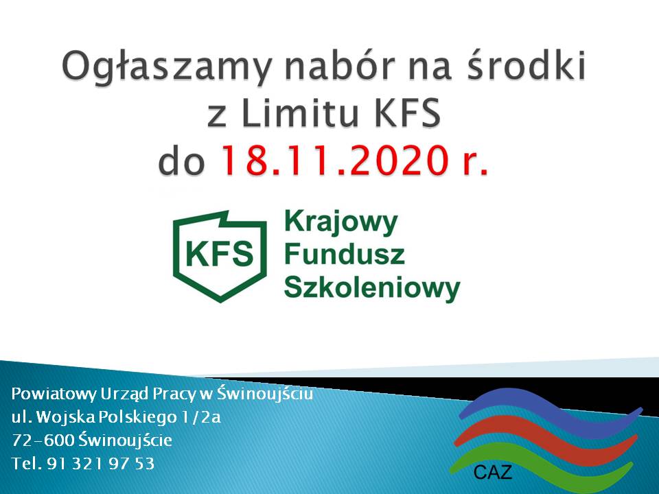 Nabór wniosków Limit KFS