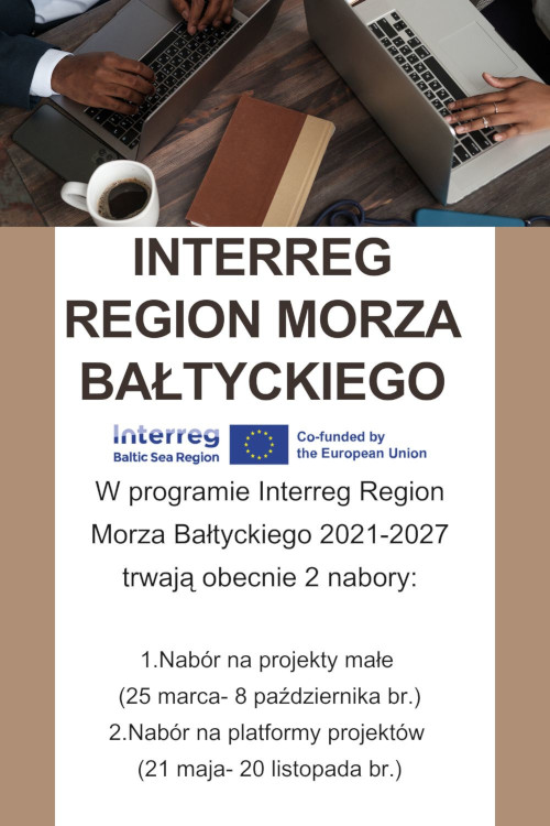 Zdjęcie artykułu Trwają 2 nabory w programie Interreg Region Morza Bałtyckiego 2021–2027