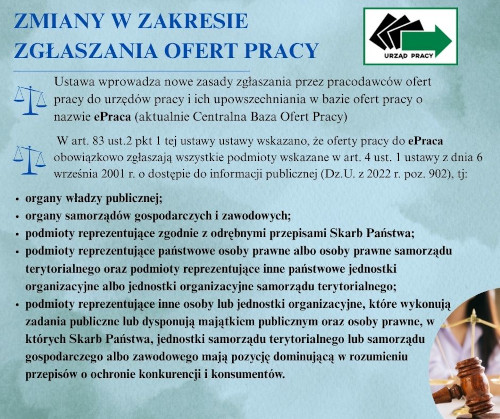 Zdjęcie artykułu WAŻNE ZMIANY od 1 czerwca 2025 r. – Zmiany w zakresie zgłaszania ofert pracy
