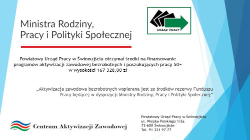 Zdjęcie artykułu Środki na finansowanie programów aktywizacji zawodowej bezrobotnych i poszukujących pracy 50+