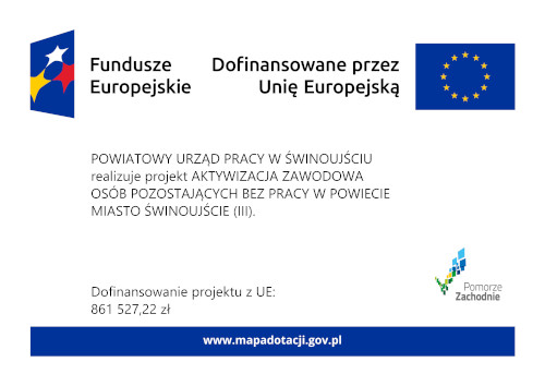 Zdjęcie artykułu Aktywizacja zawodowa osób bez pracy w powiecie Miasto Świnoujście (III)
