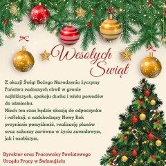 Zdjęcie artykułu Wesołych Świąt Bożego Narodzenia