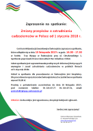 Zdjęcie artykułu Zaproszenie na spotkanie: Zmiany przepisów o zatrudnianiu cudzoziemców w Polsce od 01.01.2018