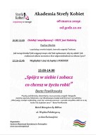Zdjęcie artykułu Akademia Strefy Kobiet 2019 - Serdecznie zapraszamy !